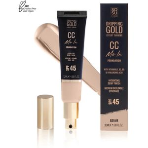 Dripping Gold - CC Me in Foundation - 02 Fair - SPF 45 - Vegan