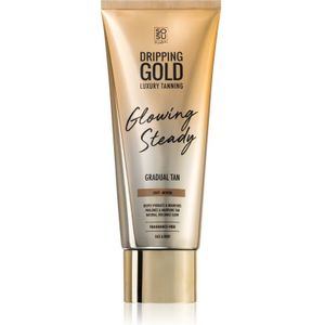 Dripping Gold Glowing Steady Zelfbruinende Crème voor Gelijkmatige Bruining Light - Medium 200 ml