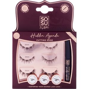 SOSU Cosmetics Hidden Agenda Cutting Edge Tros Neppe Wimpers zonder Bundel 10 mm, 12 mm, 14 mm