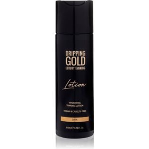 Dripping Gold - Luxury Tanning Lotion - Hydraterende Zelfbruiningsmelk - Dark - 200 ml