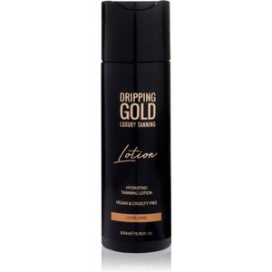 Dripping Gold - Luxury Tanning Lotion - Hydraterende Zelfbruiningsmelk - Ultra Dark - 200 ml