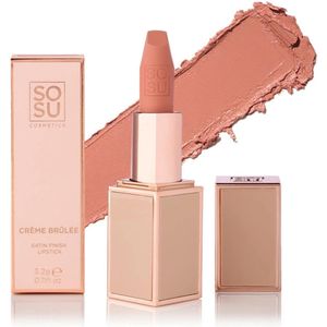 Sosu - Satin Lipstick - Creme Brulee - Vegan