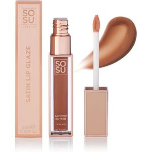SOSU Cosmetics - Satin Lip Glaze - Hydraterende Lipgloss - Almond Butter - 6 ml