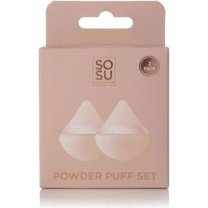 Sosu - Powder Puff Set - 2 Stuks - Fluweel - Precieze Applicatie