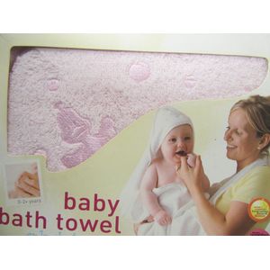 Clevamama  - Badcape  - Roze - Extra large