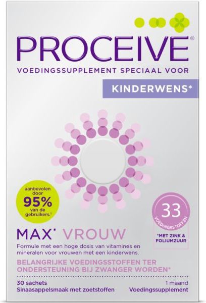 Proceive Kinderwens Max Vrouw 30 stuks