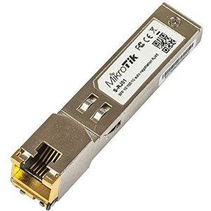 MikroTik - S-RJ01 - SFP naar RJ-45 Module - Kopermodule - Compatibel met Gigabit SFP