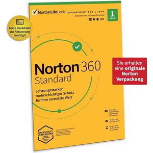 Norton 360 Standard - 1 Gebruiker - 1 Apparaat - Nederlands/Frans