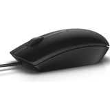 DELL MS116 muis Kantoor Ambidextrous USB Type-A Optisch 1000 DPI