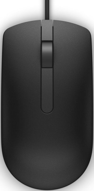 DELL MS116 muis Kantoor Ambidextrous USB Type-A Optisch 1000 DPI