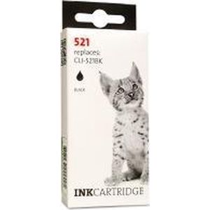 Canon - CLI-521BK - Inktcartridge - Zwart - 9 ml