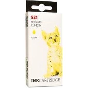 Canon - CLI-521Y - Inktcartridge - Geel - 9 ml - Met Chip