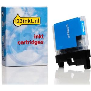 123inkt huismerk vervangt Brother LC-985C inktcartridge cyaan