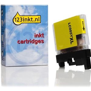 123inkt huismerk vervangt Brother LC-985Y XL inktcartridge geel hoge capaciteit