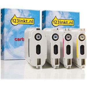 Inktpatroon 123inkt huismerk vervangt HP 940XL multipack zwart/cyaan/magenta/geel