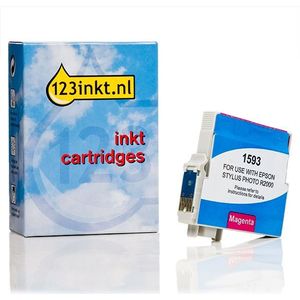 Epson T1593 inktcartridge magenta (123inkt huismerk)