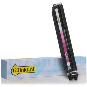 123inkt huismerk vervangt HP 126A (CE313A) toner magenta