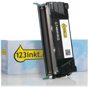 Lexmark C746H1KG toner zwart (123inkt huismerk)