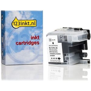 123inkt huismerk vervangt Brother LC-129XLBK inktcartridge zwart extra hoge capaciteit