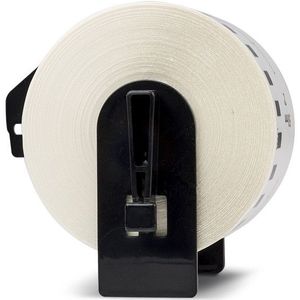 123inkt huismerk vervangt Brother DK-22223 continue papiertape wit