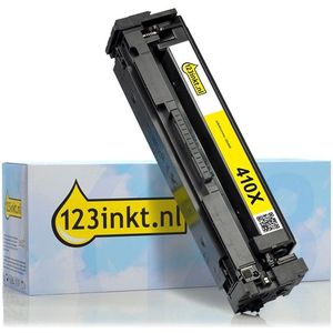 123inkt huismerk vervangt HP 410X (CF412X) toner geel hoge capaciteit