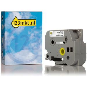 123inkt huismerk vervangt Brother TZe-151 tape zwart op transparant 24 mm