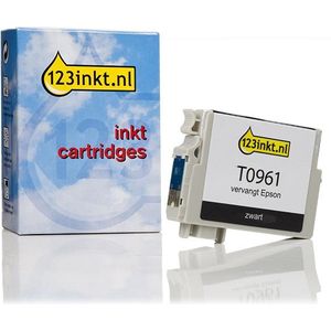 Epson T0961 inktcartridge zwart (123inkt huismerk)
