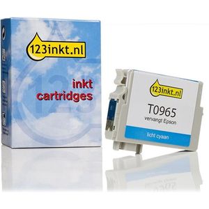 Epson T0965 inktcartridge licht cyaan (123inkt huismerk)