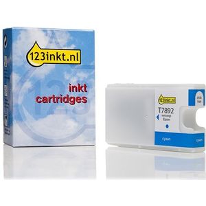 Epson T7892 inktcartridge cyaan extra hoge capaciteit (123inkt huismerk)