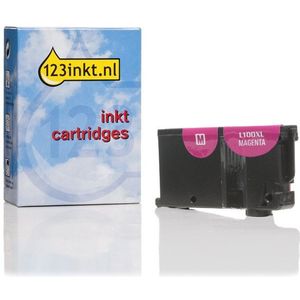 Lexmark Nr.100XL (14N1070E) inktcartridge magenta hoge capaciteit (123inkt huismerk)