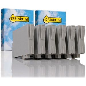 Epson aanbieding T048-serie zwart + 5 kleuren Inktcartridge (123inkt huismerk)
