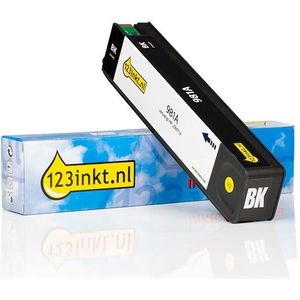 123inkt - Huismerk - Inktcartridge - Zwart - Inhoud 150ml