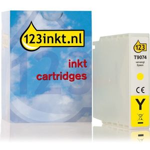 Epson T9074 inktcartridge geel extra hoge capaciteit (123inkt huismerk)