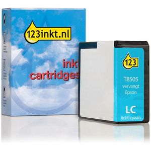 Epson T8505 inktcartridge licht cyaan (123inkt huismerk)