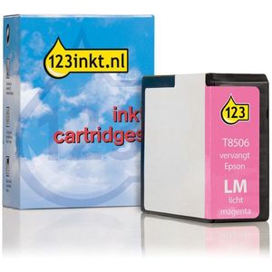 Epson T8506 inktcartridge licht magenta (123inkt huismerk)