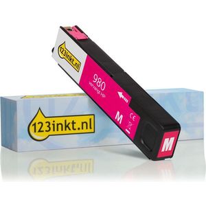 123inkt - Inktcartridge - Magenta - Vervangt HP 980 - Inhoud 110 ml
