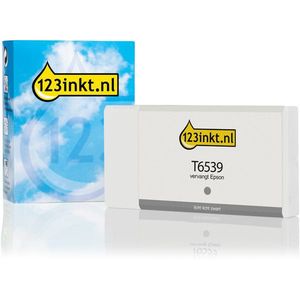 Epson T6539 inktcartridge licht licht zwart (123inkt huismerk)
