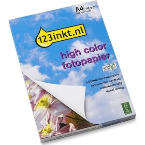 123inkt - High Color - Fotopapier - A4 - 180 grams - 100 Vel - FSC® Mix 70%