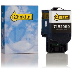 Lexmark 71B20K0 toner zwart (123inkt huismerk)