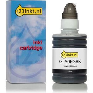Canon GI-50PGBK inktfles zwart (123inkt huismerk)