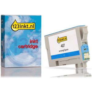 Epson 407 (T07U2) inktcartridge cyaan (123inkt huismerk)