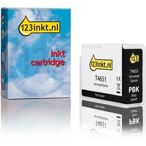 Epson T46S1 inktcartridge foto zwart (123inkt huismerk)