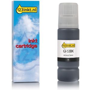 Canon GI-53BK inktfles zwart (123inkt huismerk)