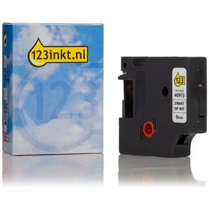 Dymo 2093096 tape zwart op wit 9 mm 10 tapes 40913 (123inkt huismerk)