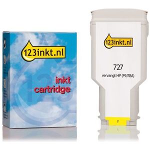 123inkt - Inktcartridge - Geel - Extra Hoge Capaciteit - Geschikt voor HP DesignJet T920 en T1500