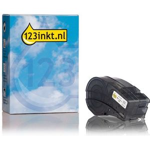 123inkt huismerk vervangt Brady M21-187-C-342 tape krimpkous zwart op wit 8,51 mm x 2,10 m
