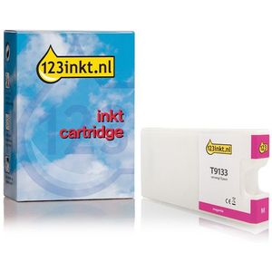 Epson T9133 inktcartridge magenta (123inkt huismerk)