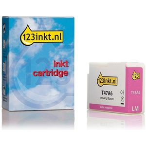 Epson T47A6 inktcartridge licht magenta (123inkt huismerk)
