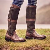 Dubarry Sligo - Knielaarzen - Zwart Bruin - Leer - Waterdicht