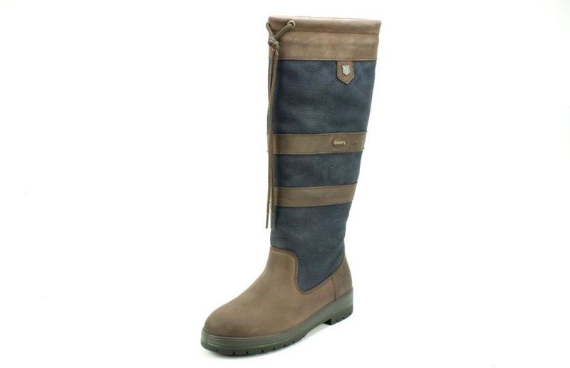 Dubarry - Galway - Regenlaars - Navy Brown - Leer met Cordura